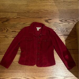 Vintage Red Corduroy Jacket